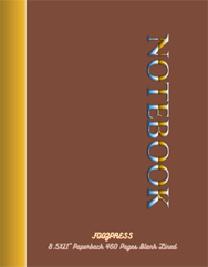 FOOZPRESS Notebook 8.5x11 Paperback 460 pages