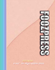 FOOZPRESS Notebook 8.5x11 Paperback 160 pages